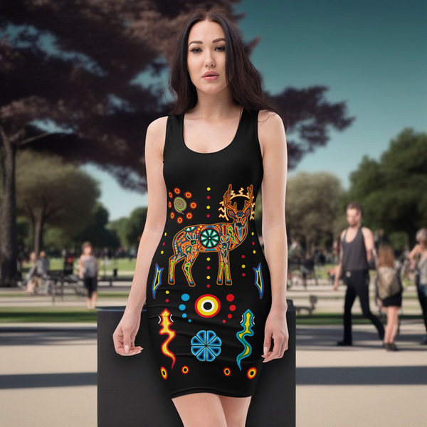Deer Huicholes Dress