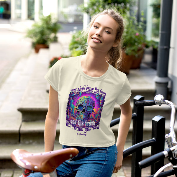 Psychedelic Pop T-Shirt Cropped T-Shirt