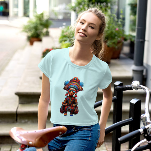 Girl Hongos Cropped T-Shirt