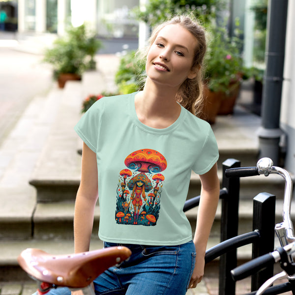 Girl Hongos Cropped T-Shirt