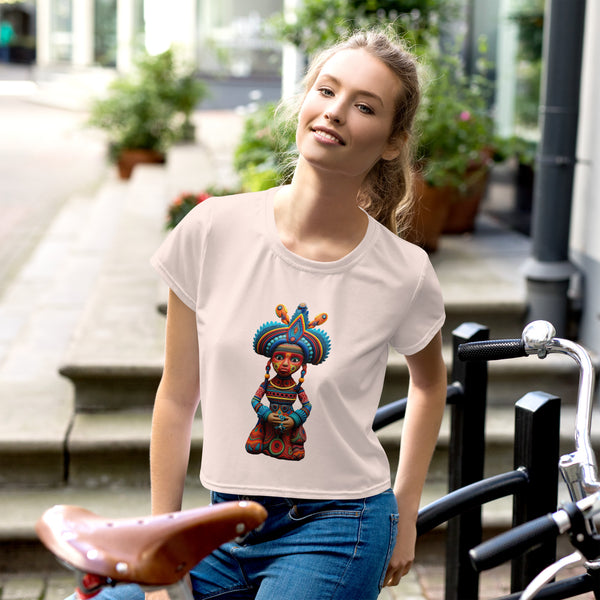 Girl Hongos Cropped T-Shirt