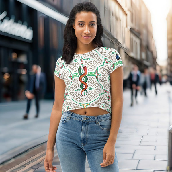 Shipibo Cropped T-Shirt