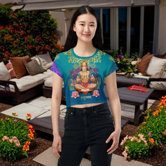 Hanuman Hindu Crop T-Shirt