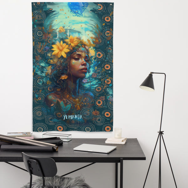 Yemanja Orixa Flag