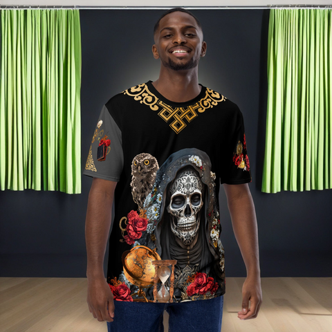 Negra Santa Muerte All Over T-Shirt