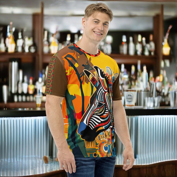 Zebra Mama Africa All Over T-Shirt