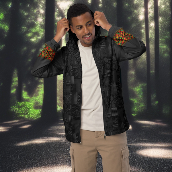 Giraffe Mama Africa Wind Jacket