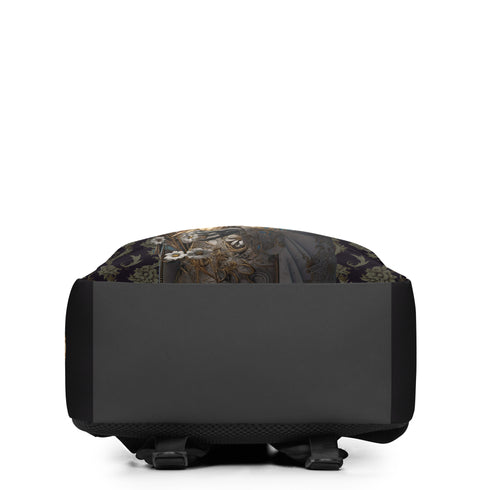 Santa Muerte Blanca Collection Backpack embodying spiritual narratives