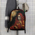 Santa Muerte Roja" backpack from Cosmovisions, blending tradition and modernity