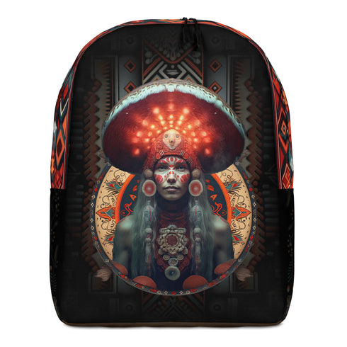 Backpack infused with the spiritual essence of the Amanita muscaria