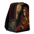 Santa Muerte Roja" backpack from Cosmovisions, blending tradition and modernity