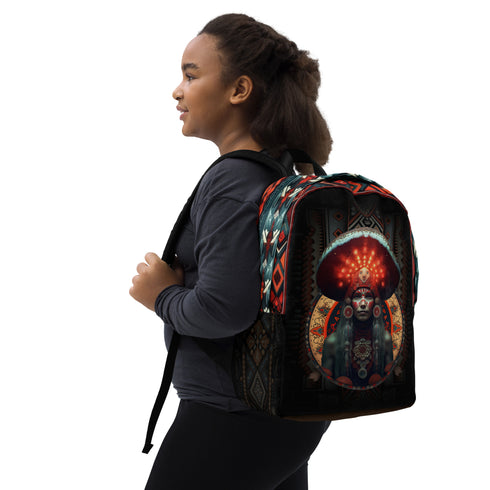 Backpack infused with the spiritual essence of the Amanita muscaria