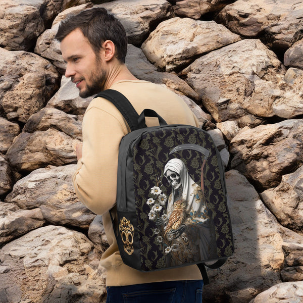 Blanca Santa Muerte Backpack