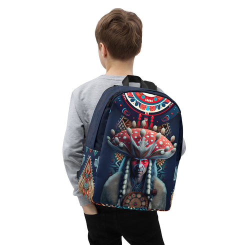 Backpack from the Amanita Collection reflecting Yakut traditional patterns