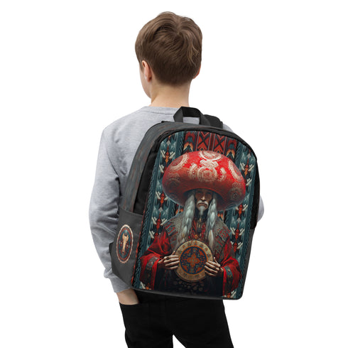 Backpack from the Amanita Collection reflecting Yakut traditional patterns