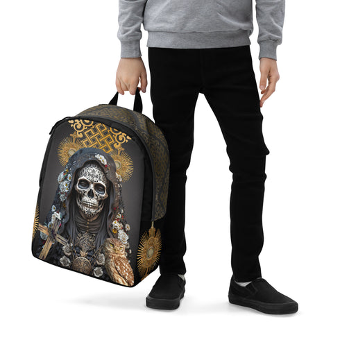 Santa Muerte Negra inspired Backpack from Cosmovisions collection