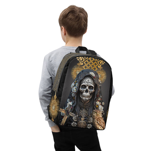 Santa Muerte Negra inspired Backpack from Cosmovisions collection
