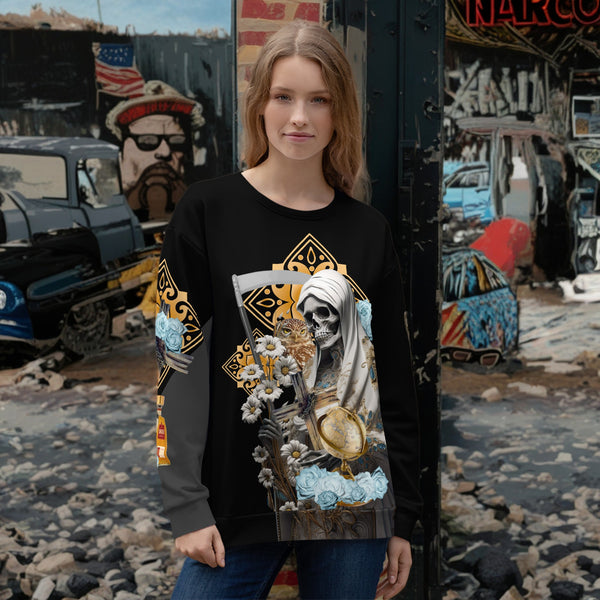 Blanca Santa Muerte Sweatshirt