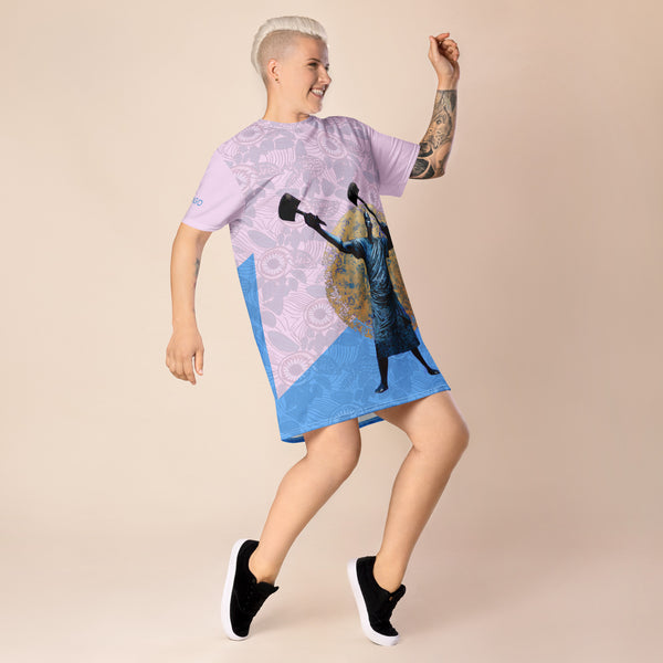 Xango Orisha T-Shirt Dress