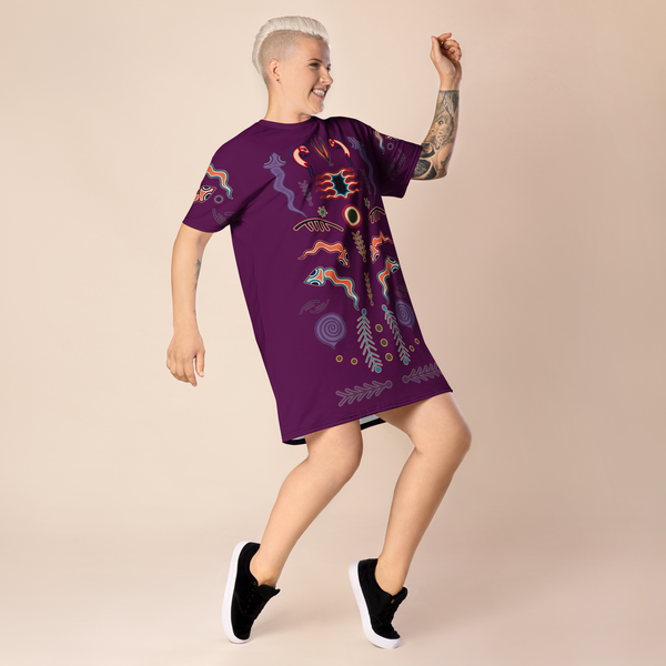 Huicholes T-Shirt Dress