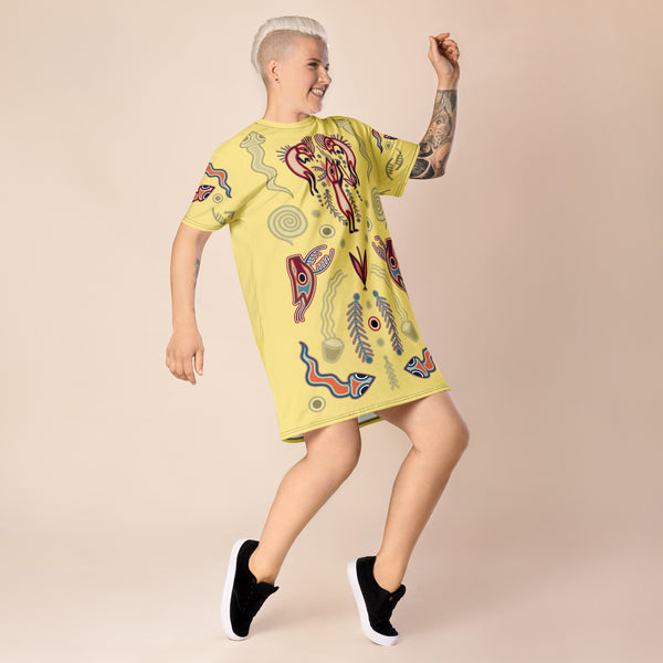 Huicholes T-Shirt Dress