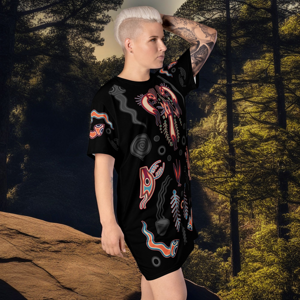 Huicholes T-Shirt Dress