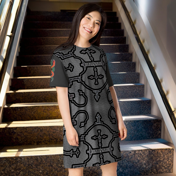 Shipibo T-shirt dress