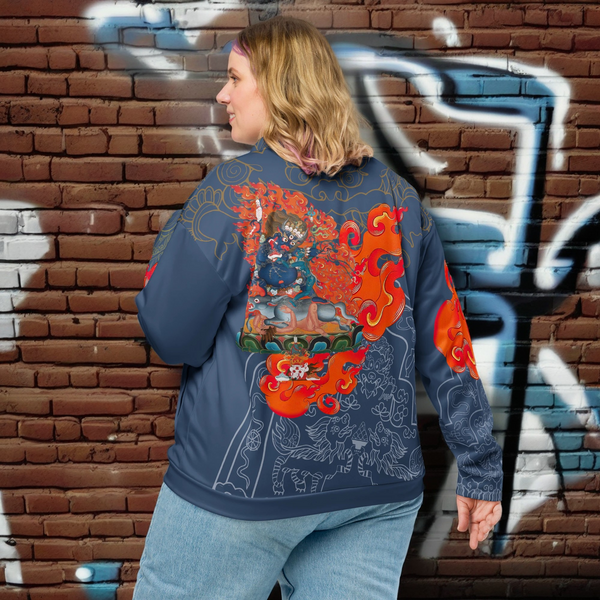 Artistic Bomber Jacket - Thangka Collection_Yama.