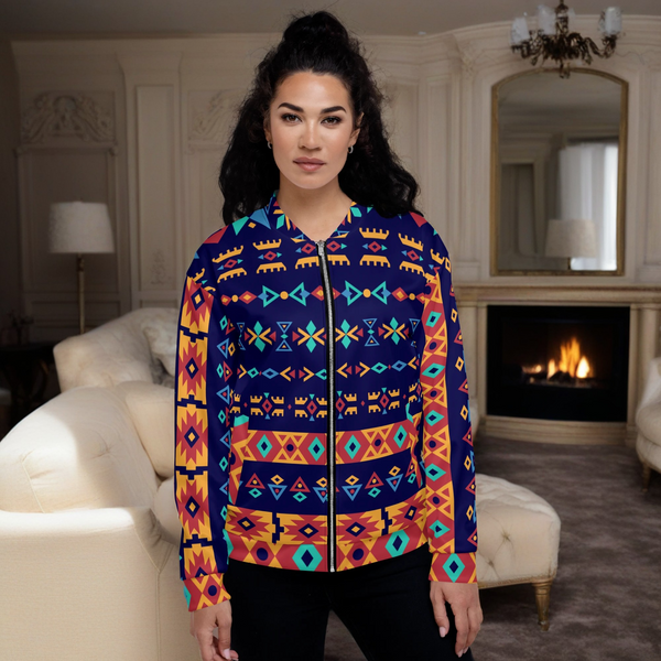 Aztec bomber jacket