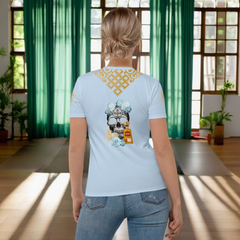 Blanca Santa Muerte All Over T-Shirt