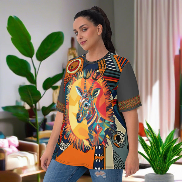 Gazelle Mama Africa All Over T-Shirt