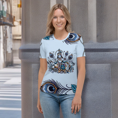 Krishna Hindu All Over T-Shirt