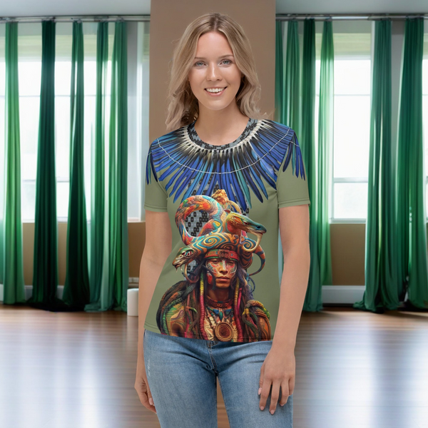 High-quality All Over T-Shirt from the Ayahuasca Collection, honoring spiritual journeys.