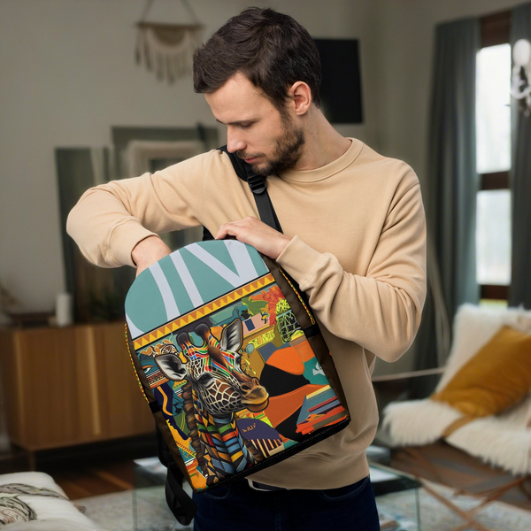 Giraffe Mama Africa Backpack