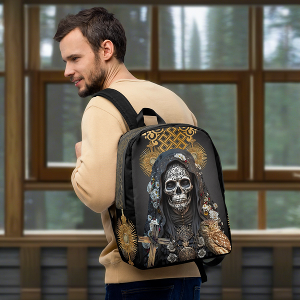 Santa Muerte Negra inspired Backpack from Cosmovisions collection