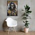Santa Muerte Negra poster from Cosmovisions displaying profound spiritual symbolism