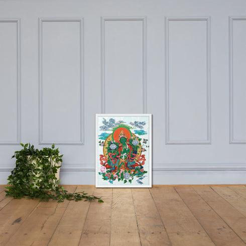 Green Tara Thangka Poster