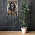 Santa Muerte Negra poster from Cosmovisions displaying profound spiritual symbolism
