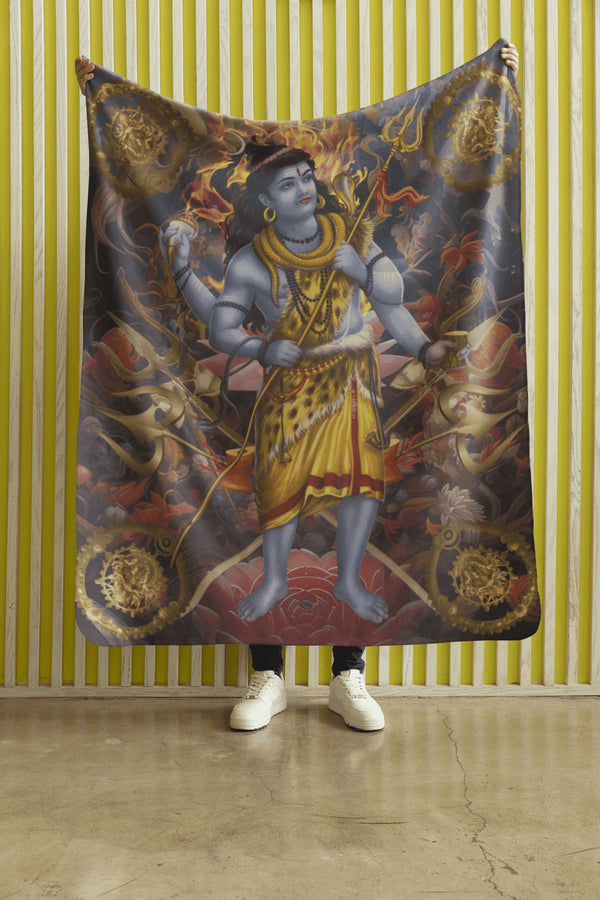 Shiva Hindu Blanket