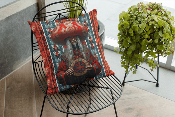 Amanita Shamans Pillow reflecting Yakut culture's spirituality.