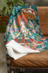 Blanket: White Tara - A luxurious addition to the Thangka Collection infusing spiritual artistry into your space.