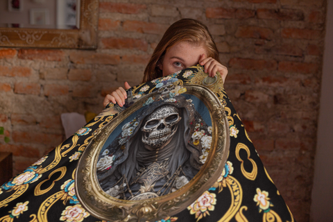 Negra Santa Muerte Blanket