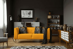 Negra Santa Muerte Pillow