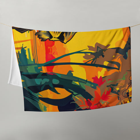 Lion Mama Africa Blanket