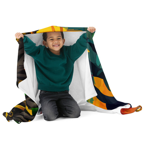 Lion Mama Africa Blanket