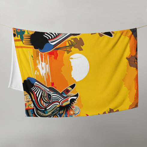 Zebra Mama Africa Blanket