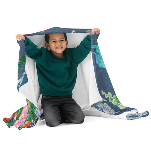 Green Tara Thangka Blanket