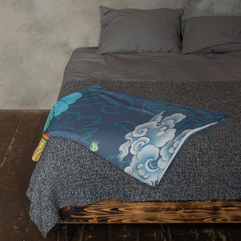 Green Tara Thangka Blanket