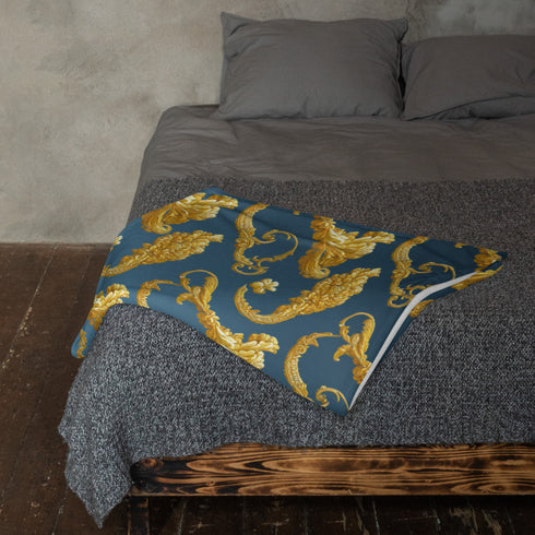 Cosmovisions Collection - Blanket embodying Santa Muerte's purity