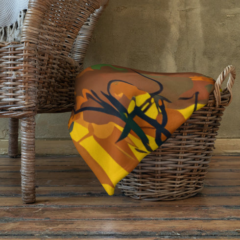 Giraffe Mama Africa Blanket